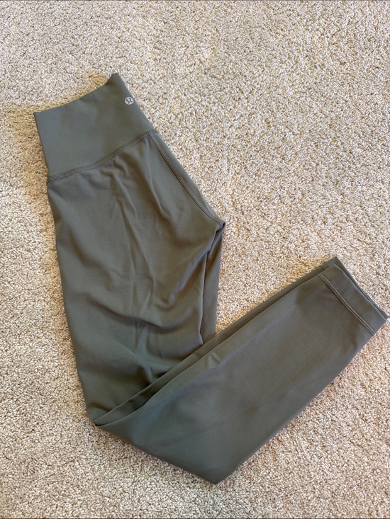 lululemon athletica Pants - LULULEMON Green Wunder Under 7/8 Leggings 4/XS